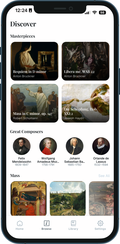PSLM Discover: curated sacred and liturgical repertoire